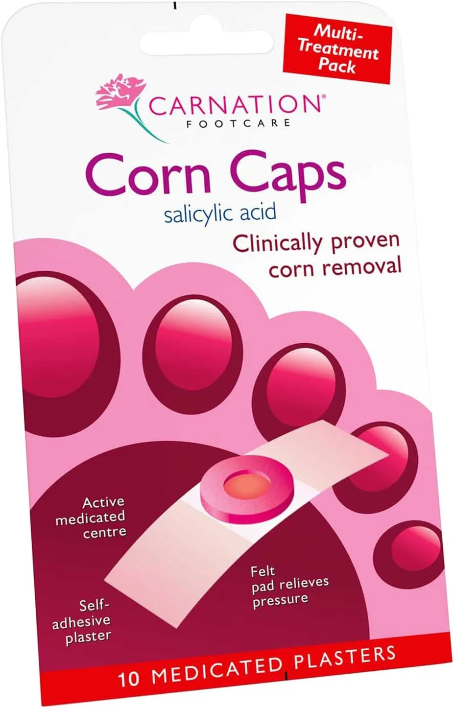 Пластыри от мозолей «Corn Caps» от Carnation Footcare Carnation Footcare