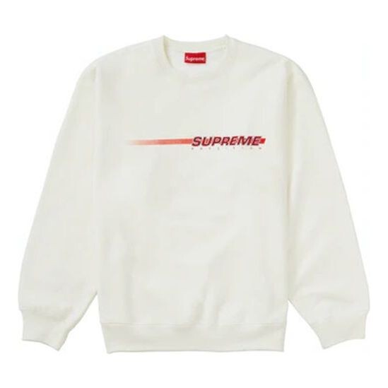 

Свитер precision crewneck 'white red' Supreme, белый