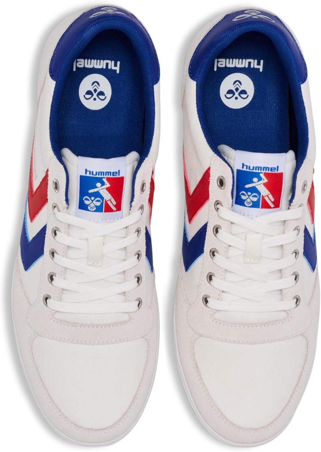 Кроссовки Hummel Unisex-Adult Stadil Light Canvas, белый/красный/синий — фото 4
