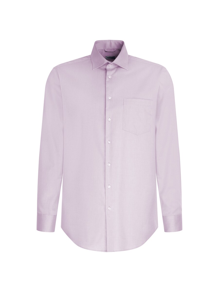 

Рубашка делового покроя Regular Fit SEIDENSTICKER Schwarze Rose, фиолетовый