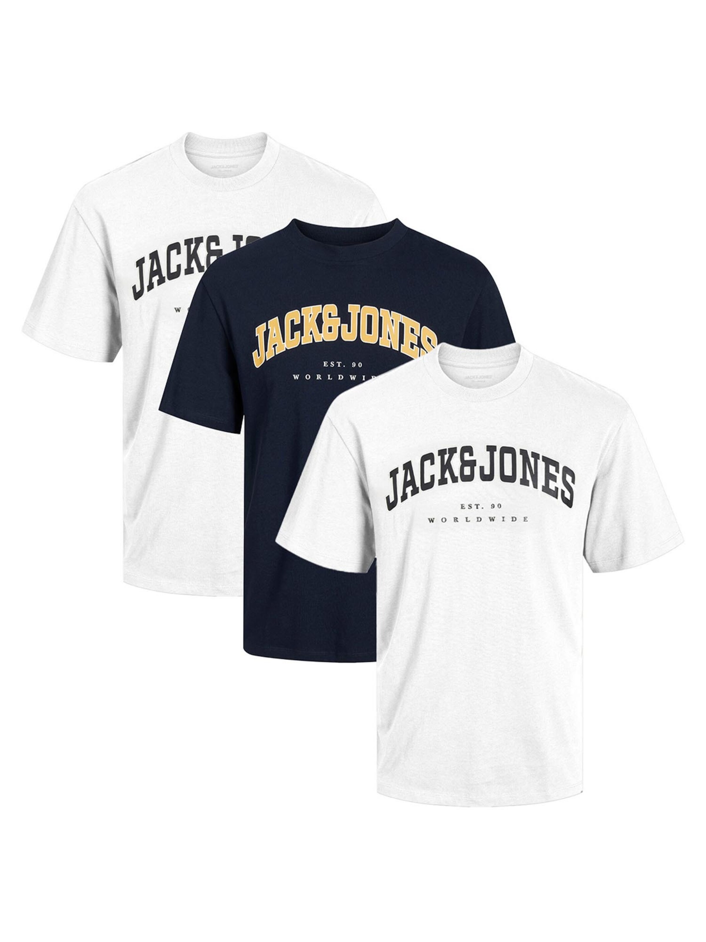 

JACK & JONES Футболка 'Caleb Varsity' в цвете Night Blue