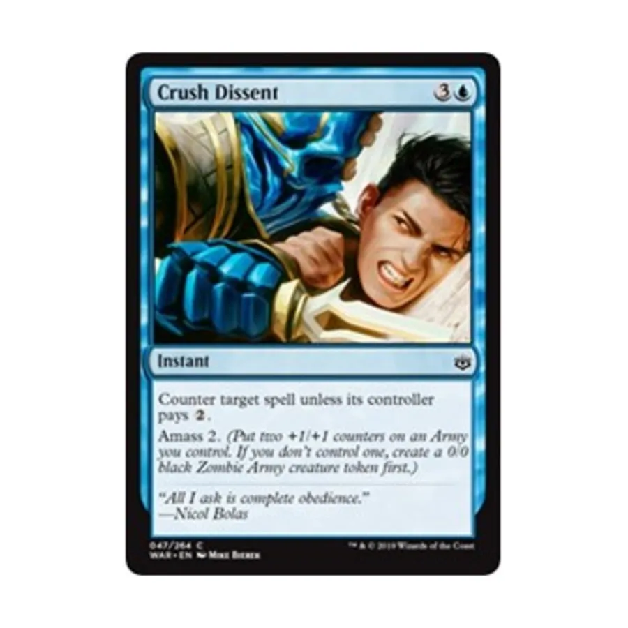 

CCG Подавить инакомыслие (С), MTG - War of the Spark