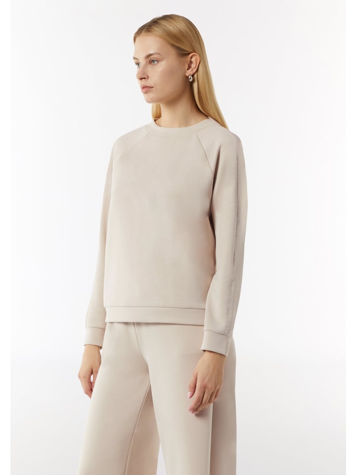 

Толстовка comma Sweatshirt langarm, бежевый