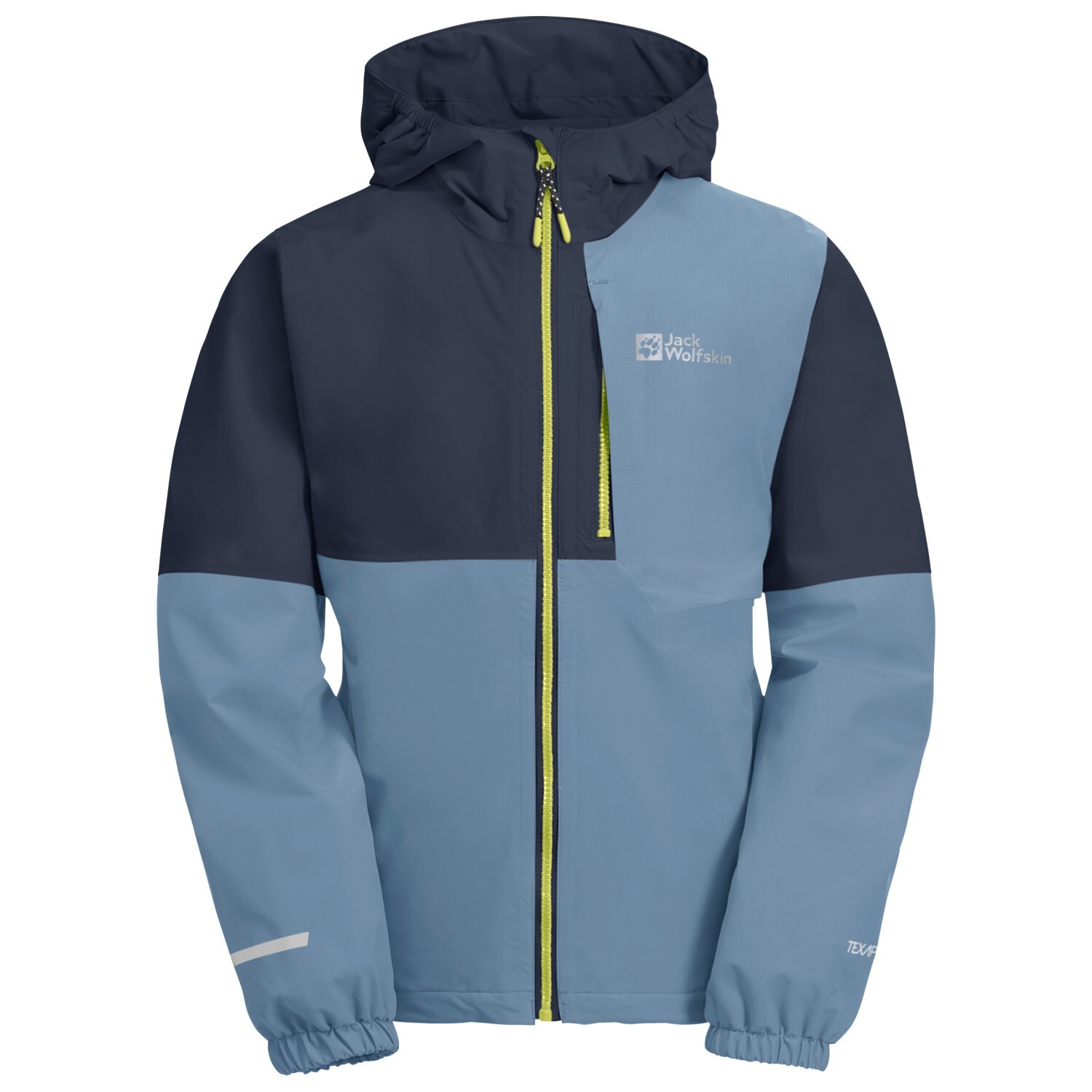 

Дождевик Jack Wolfskin Kid's Actamic 2L, цвет Elemental Blue
