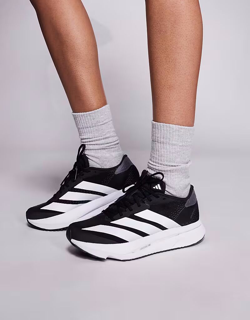 Кроссовки Adidas Running Adizero SL2 черного и белого цвета Adidas Performance — фото 3