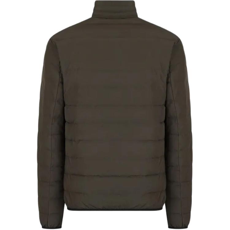 EMPORIO ARMANI Куртка пуховая мужская EA7 коричневая, Brown — фото 4