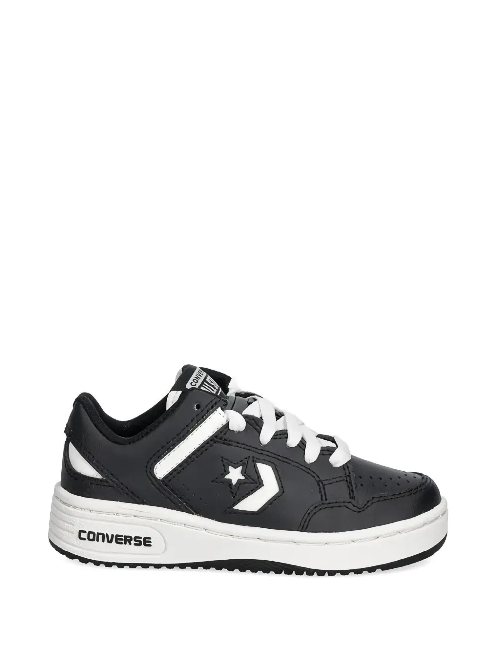 Кроссовки на шнуровке с логотипом Weapon Converse Kids, черный