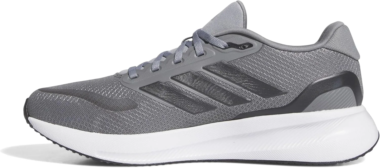 Мужские кроссовки Adidas Run Falcon 5, серый/белый — фото 2