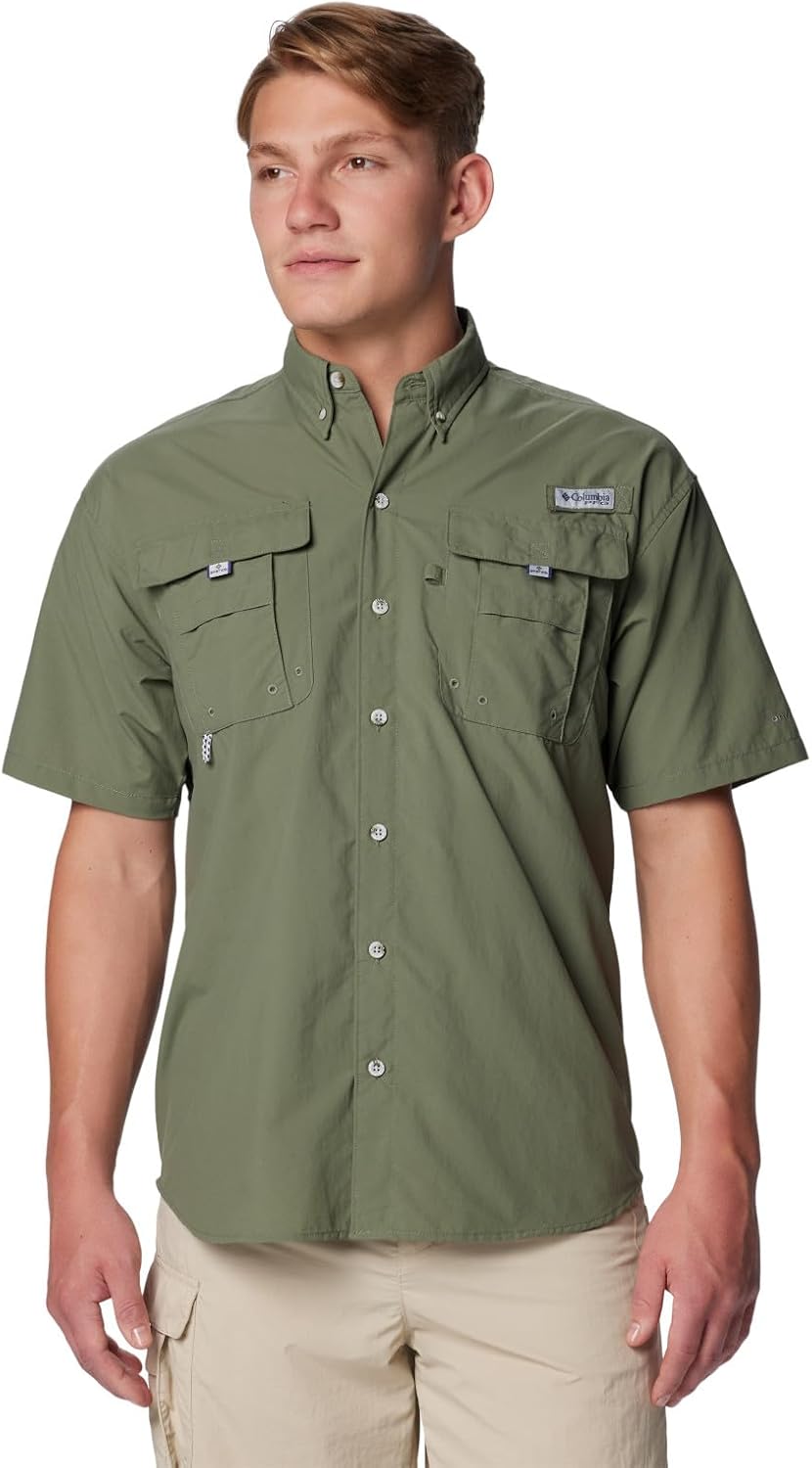 

Рубашка Columbia Men's PFG Bahama II с коротким рукавом, Cypress