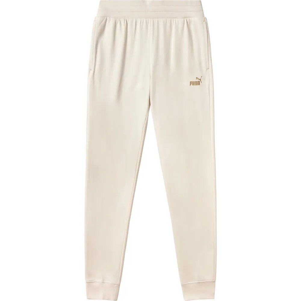 

Спортивные брюки Puma Essentials + Textured Foil Logo, бежевый