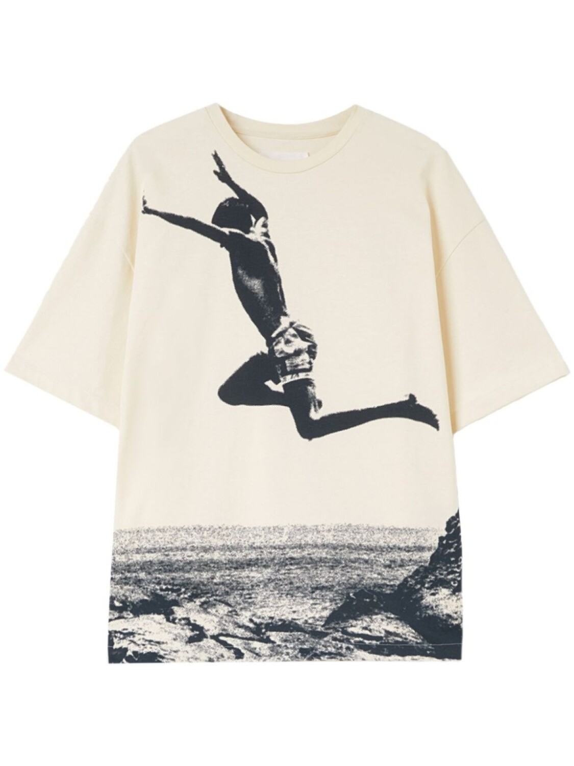 

Jil Sander футболка с графичным принтом, белый