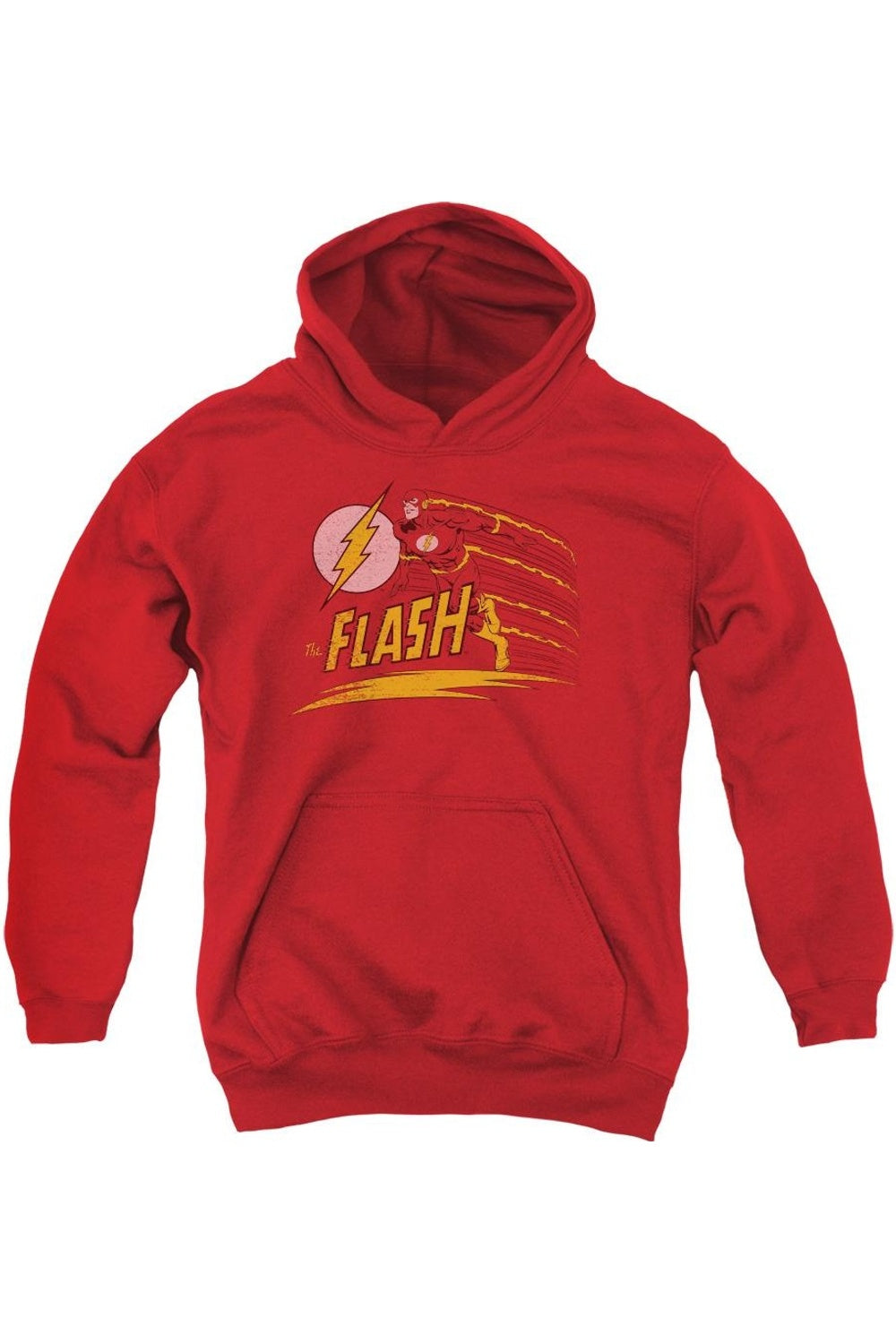 

Толстовка с капюшоном DC Comics Flash Like Lightning для молодежи Gildan, красный