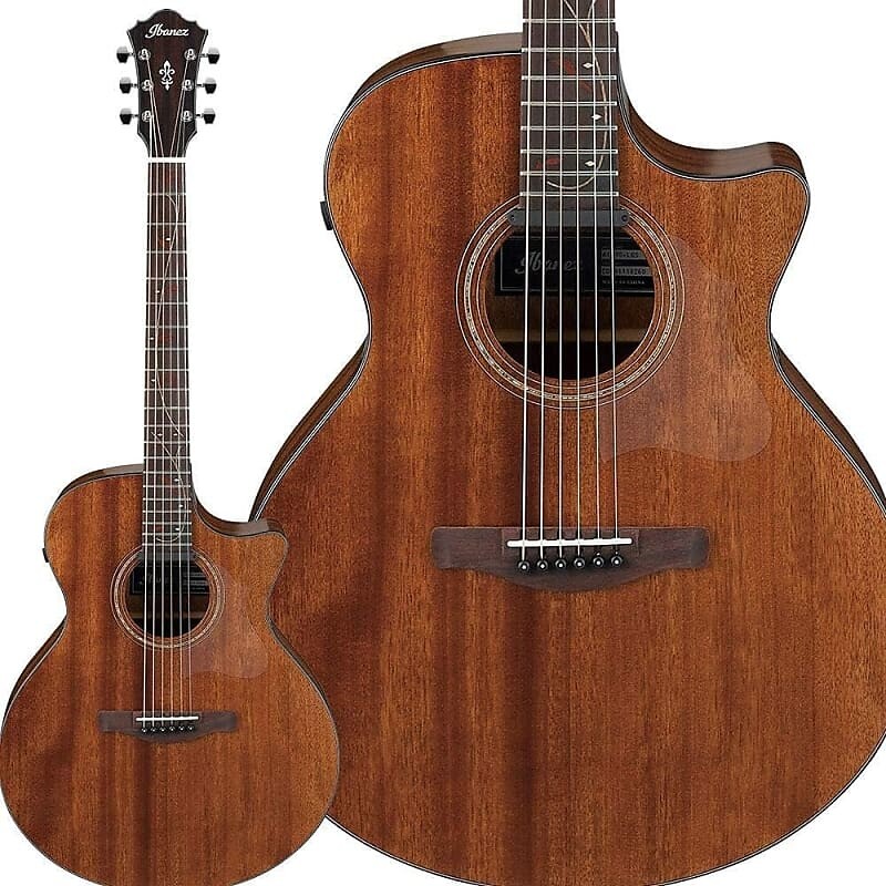 

Акустическая гитара Ibanez AE295LGS Cutaway Solid Top Acoustic Electric Guitar, Natural Low Gloss