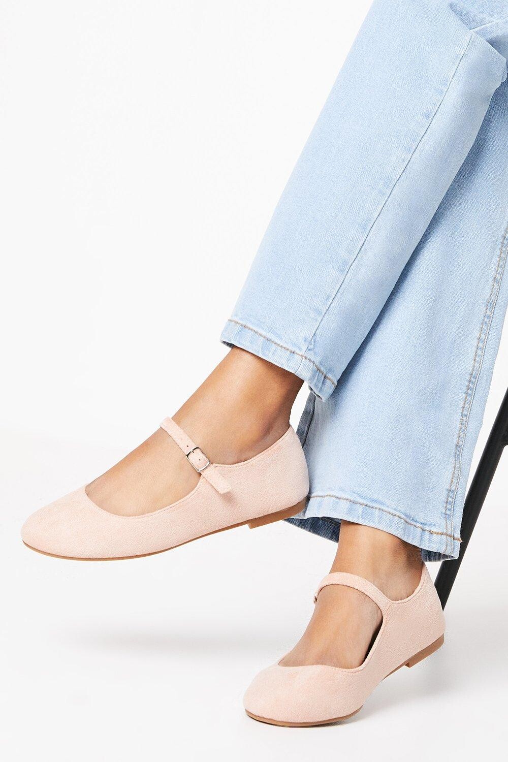 

Балетные туфли Penny Mary Jane Dorothy Perkins, розовый