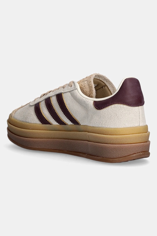 Кожаные кроссовки Gazelle Bold Adidas Originals, бежевый — фото 3