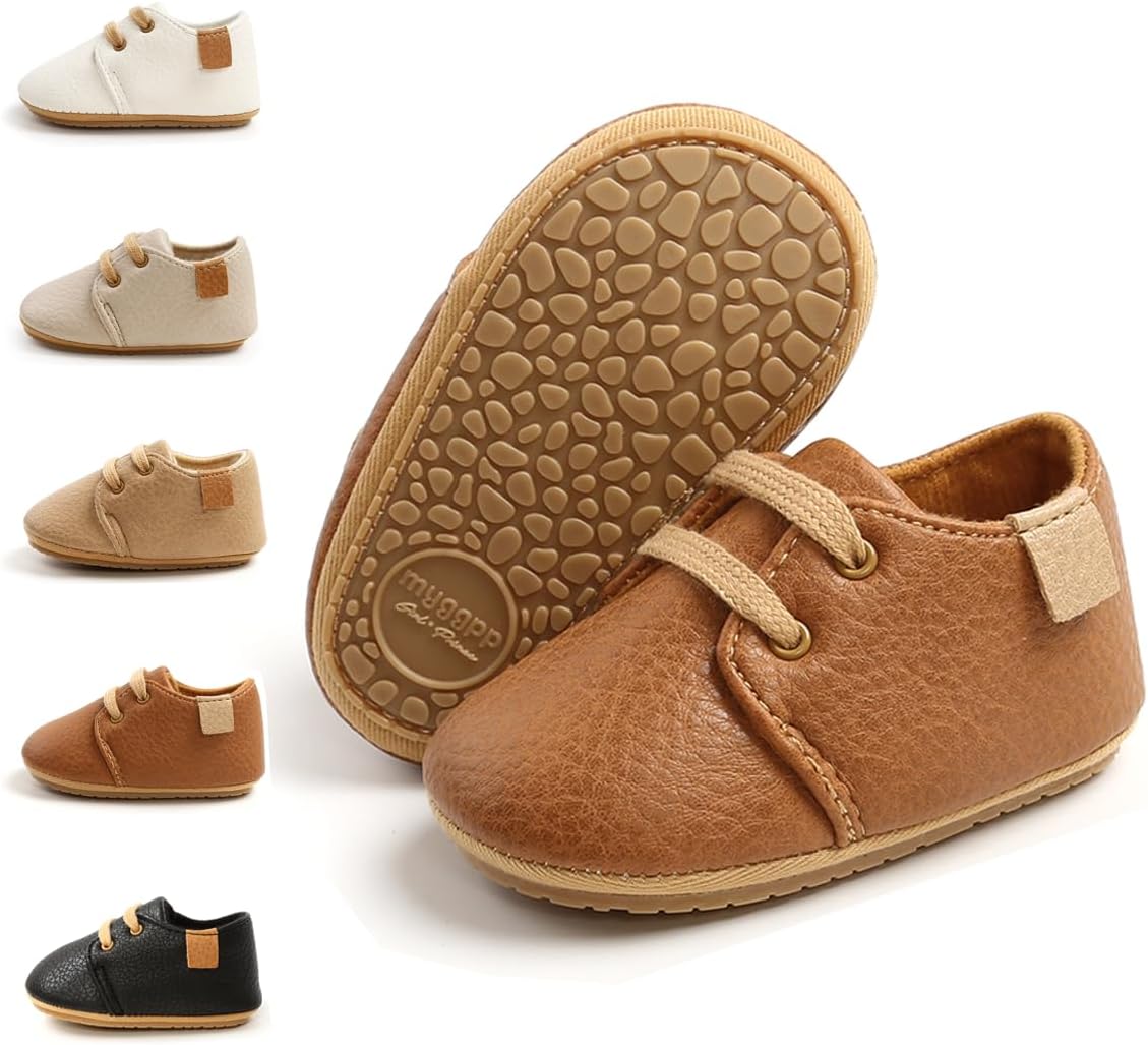 

Пинетки Meckior для новорожденных, универсальные для девочек и мальчиков, бархатные, с резиновой противоскользящей подошвой, утепленные флисом, теплые зимние ботиночки для малышей, первые шаги, B01/Brown