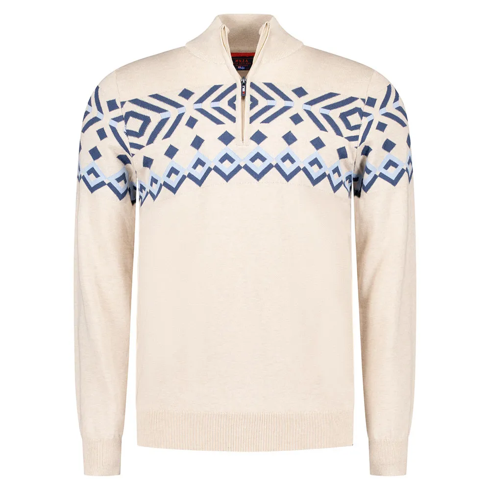 

Свитер Nza New Zealand 25GN481 half zip, бежевый