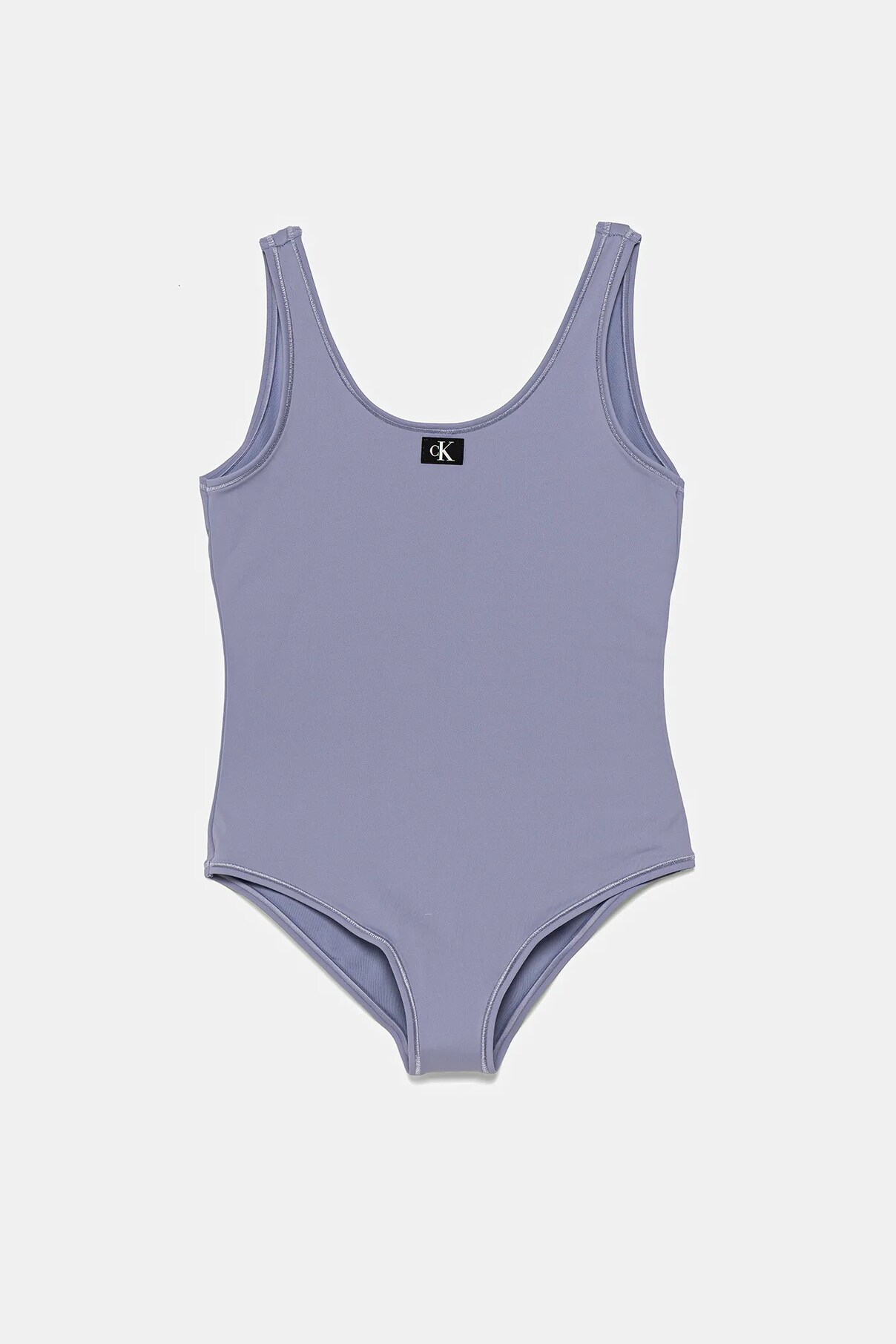 

Цельный детский купальник Calvin Klein Jeans, фиолетовый