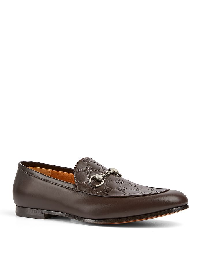 

Мужские мокасины Horsebit Monogram Gucci, коричневый