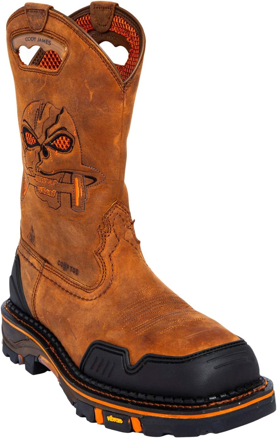 

Мужские ботинки Cody James 11 Decimator Western с нанокомпозитным носком - Dbp-3-B, коричневый