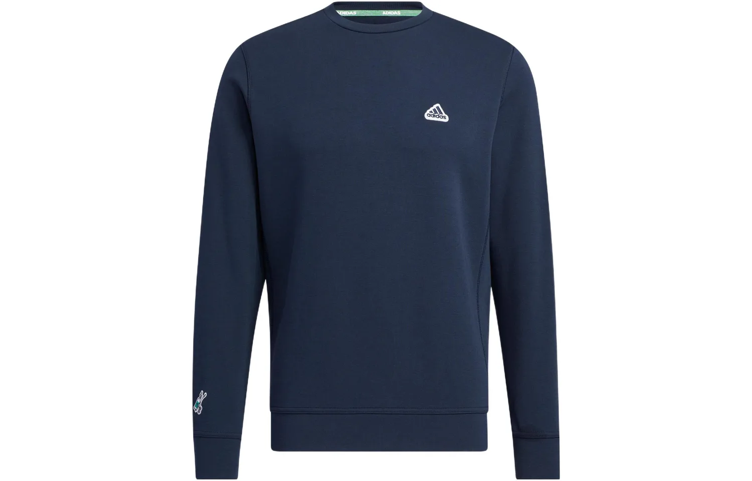 Adidas Свитшот мужской темно-синий с круглой горловиной Moderate Regular