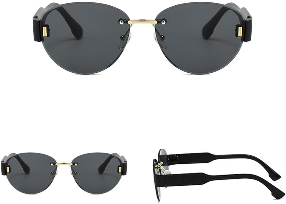 

Солнцезащитные очки в ретро-оправе овальной формы для женщин и мужчин, для вождения, авиации, мужские солнцезащитные очки с линзами класса люкс, маленькие солнцезащитные очки UV400 TVTBBVV, 1