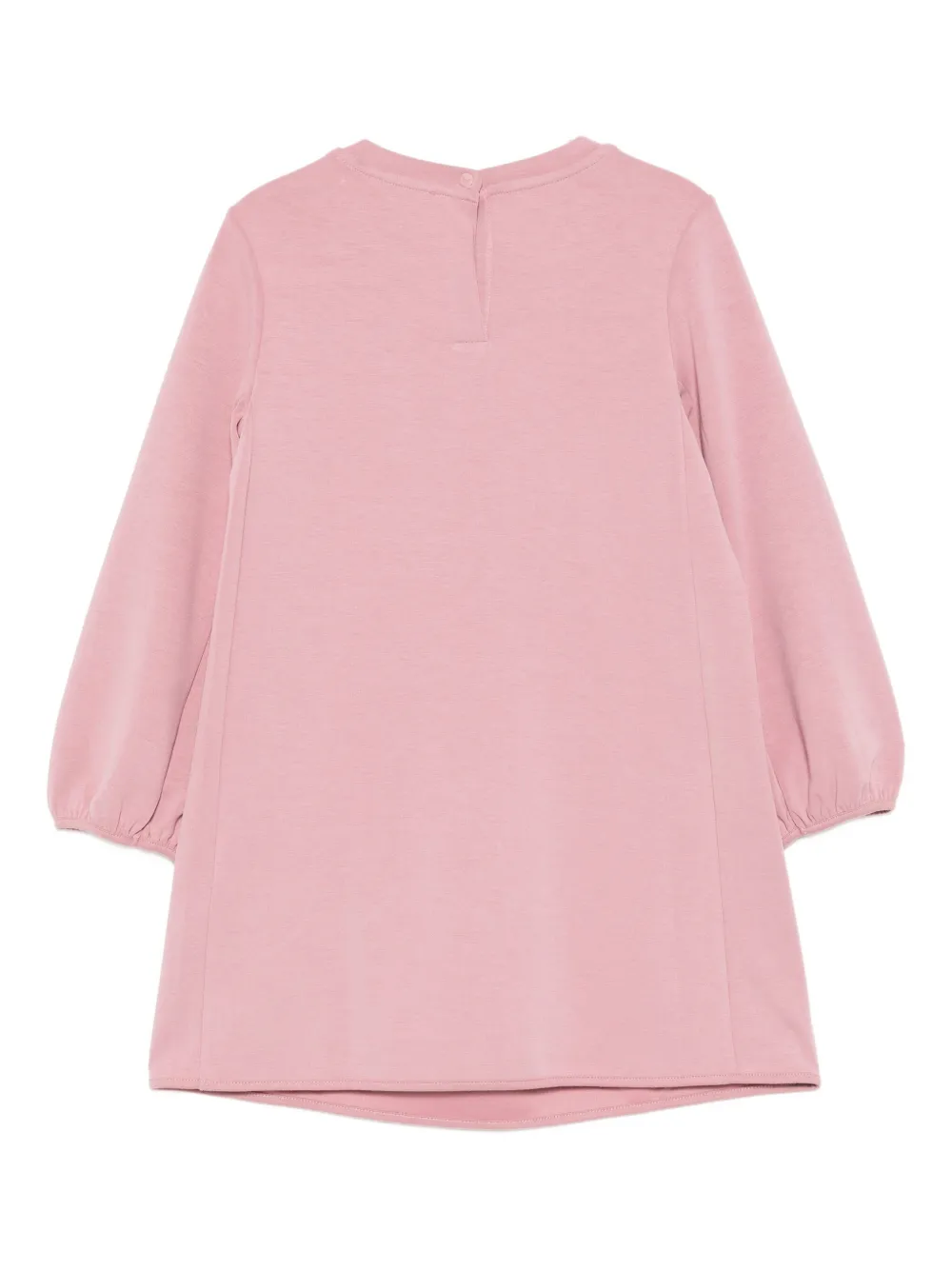 Платье с вышитым логотипом Emporio Armani Kids, розовый — фото 2