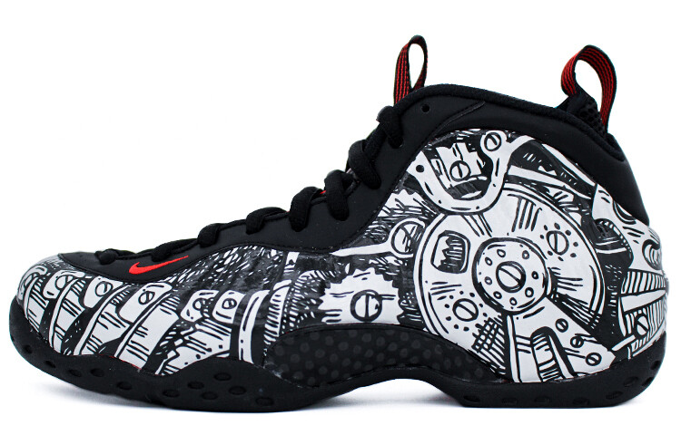 

Мужские баскетбольные кроссовки Nike Foamposite One Vintage, Black