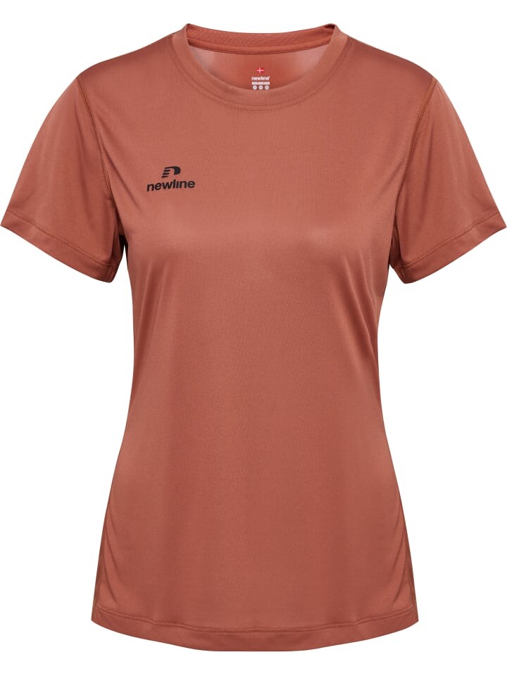 

Спортивная футболка Newline S/S Nwlbeat Laufen Damen, цвет chutney