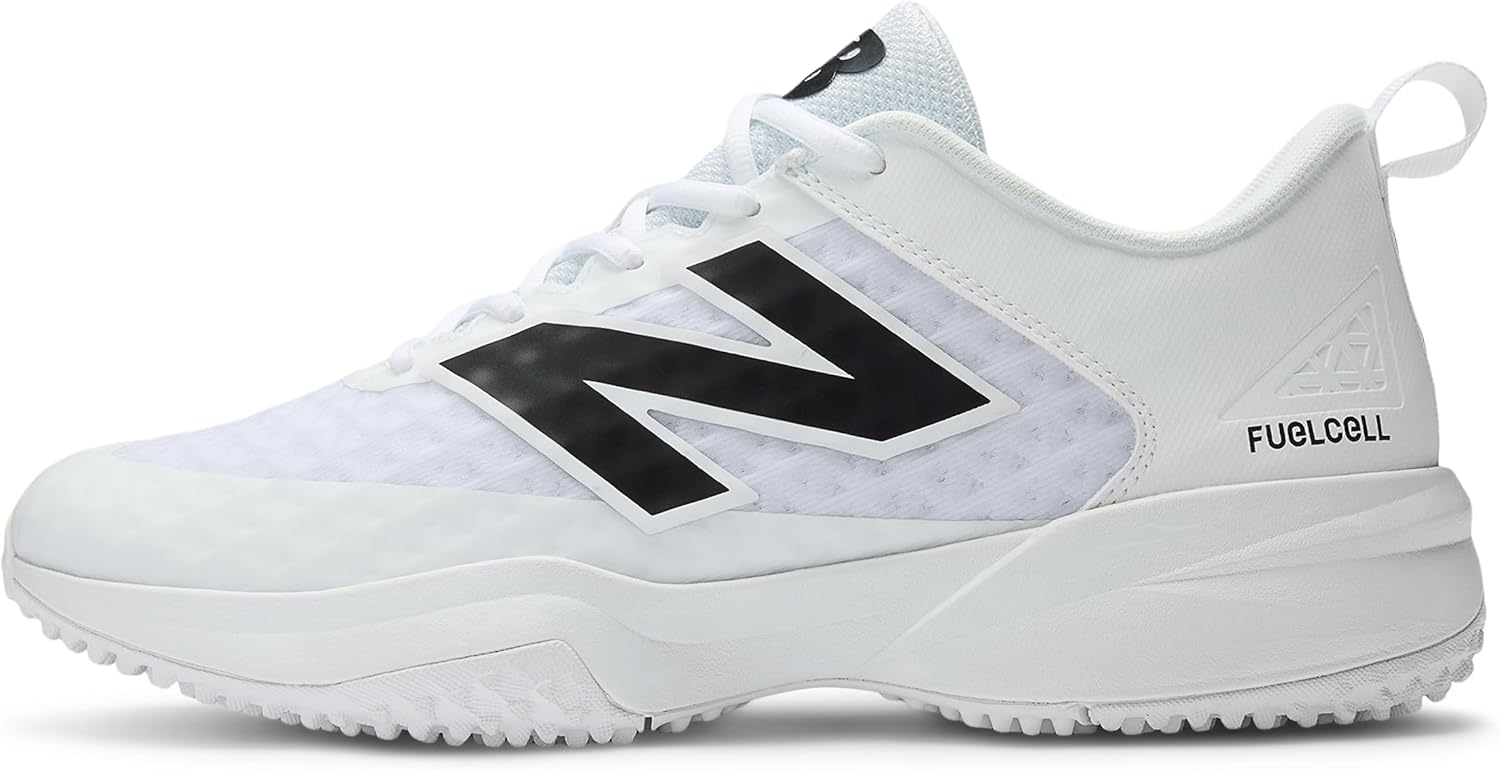 Мужские бутсы New Balance FuelCell 4040 V8 для травы, белый/черный — фото 2