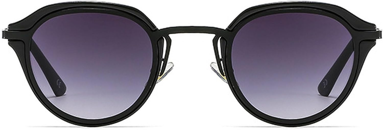 

Модные классические круглые женские солнцезащитные очки с персонализированным металлическим дизайном, ретро-стиль, морской тематикой, мужские очки для вождения на открытом воздухе mincl, Gray