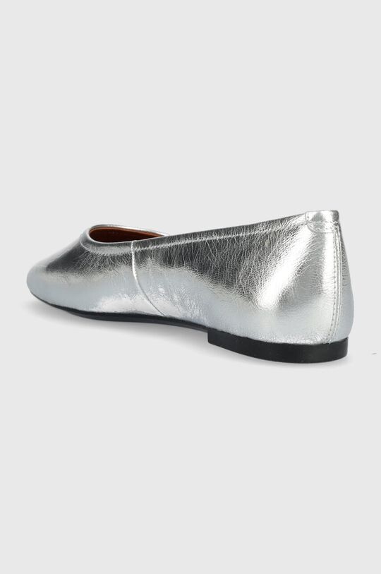 Кожаные балетки Vagabond JOLIN Vagabond Shoemakers, серебро — фото 3