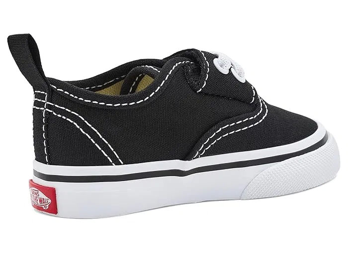 Кроссовки на эластичных шнурках Authentic Elastic V Vans Kids, Black — фото 4