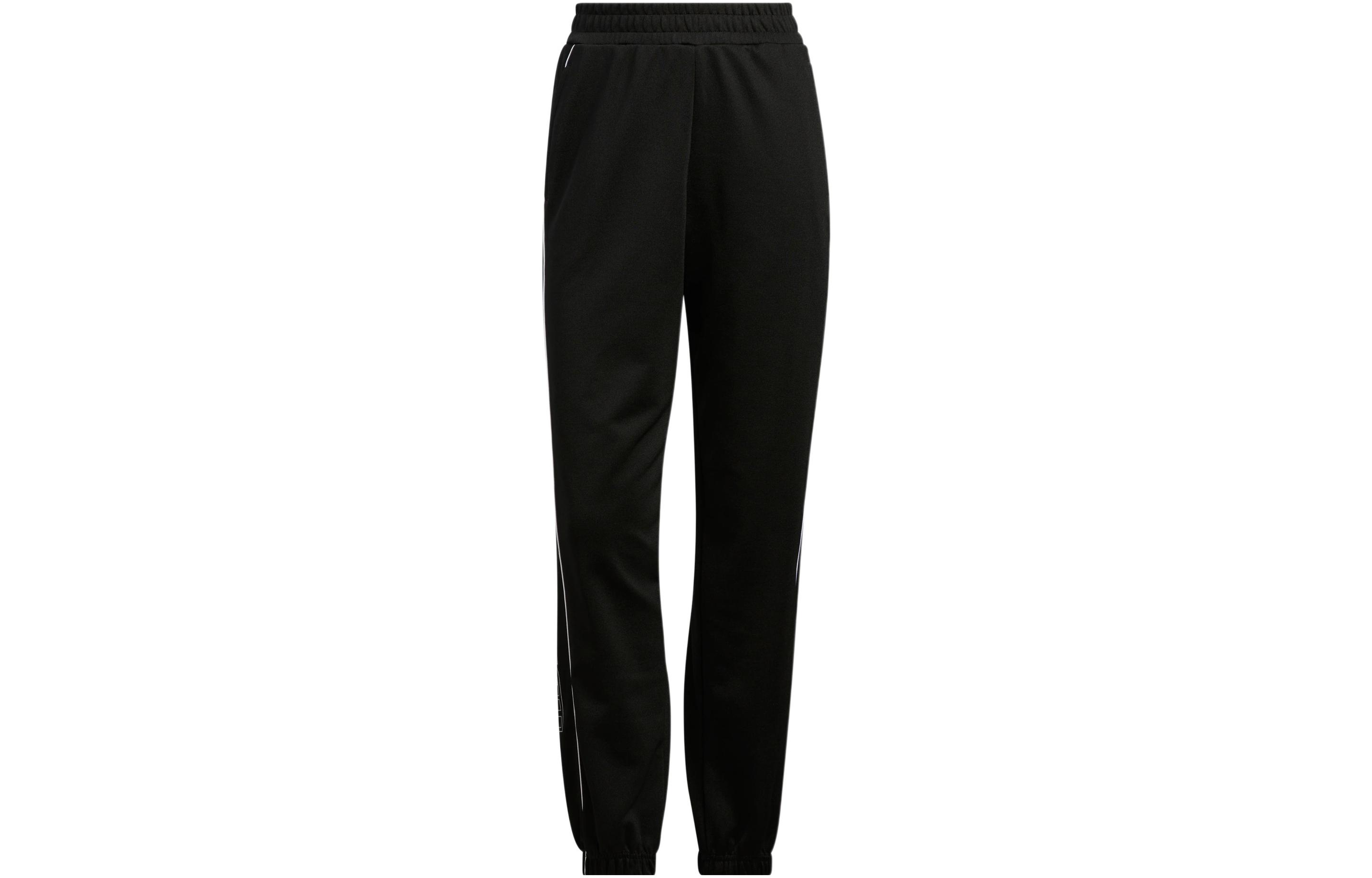 

Вязаные спортивные штаны женские черные Adidas Neo