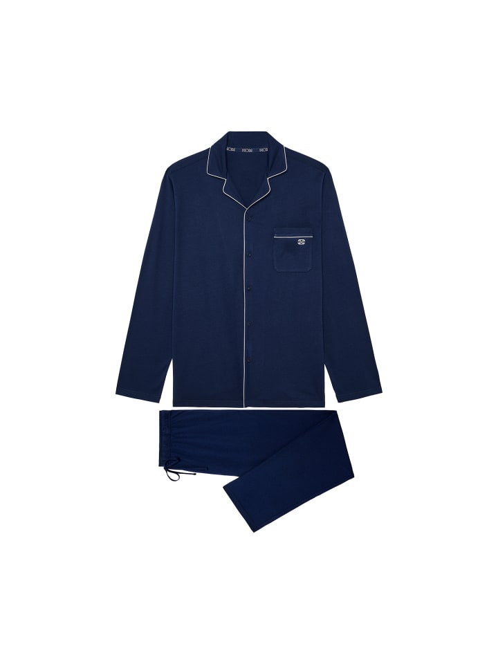 

HOM Пижама Рафаэля темно-синего цвета