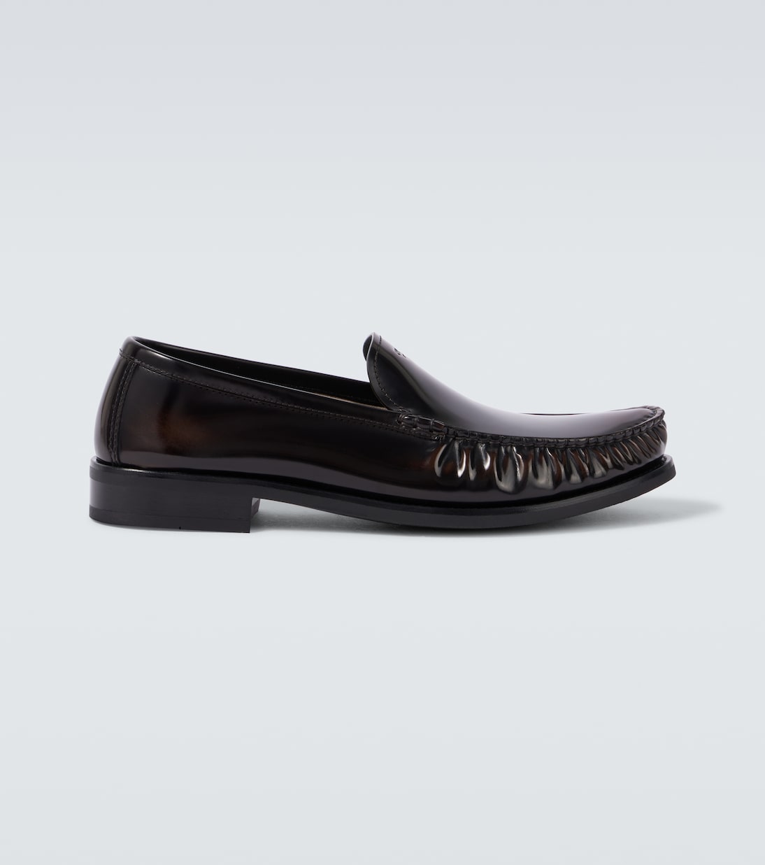 

Кожаные лоферы Prada, коричневый