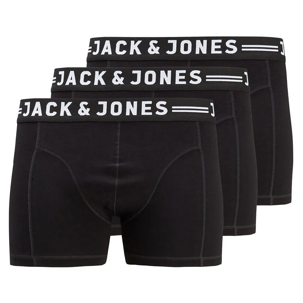 

Трусы-боксеры Jack & Jones Sense 3 units, черный