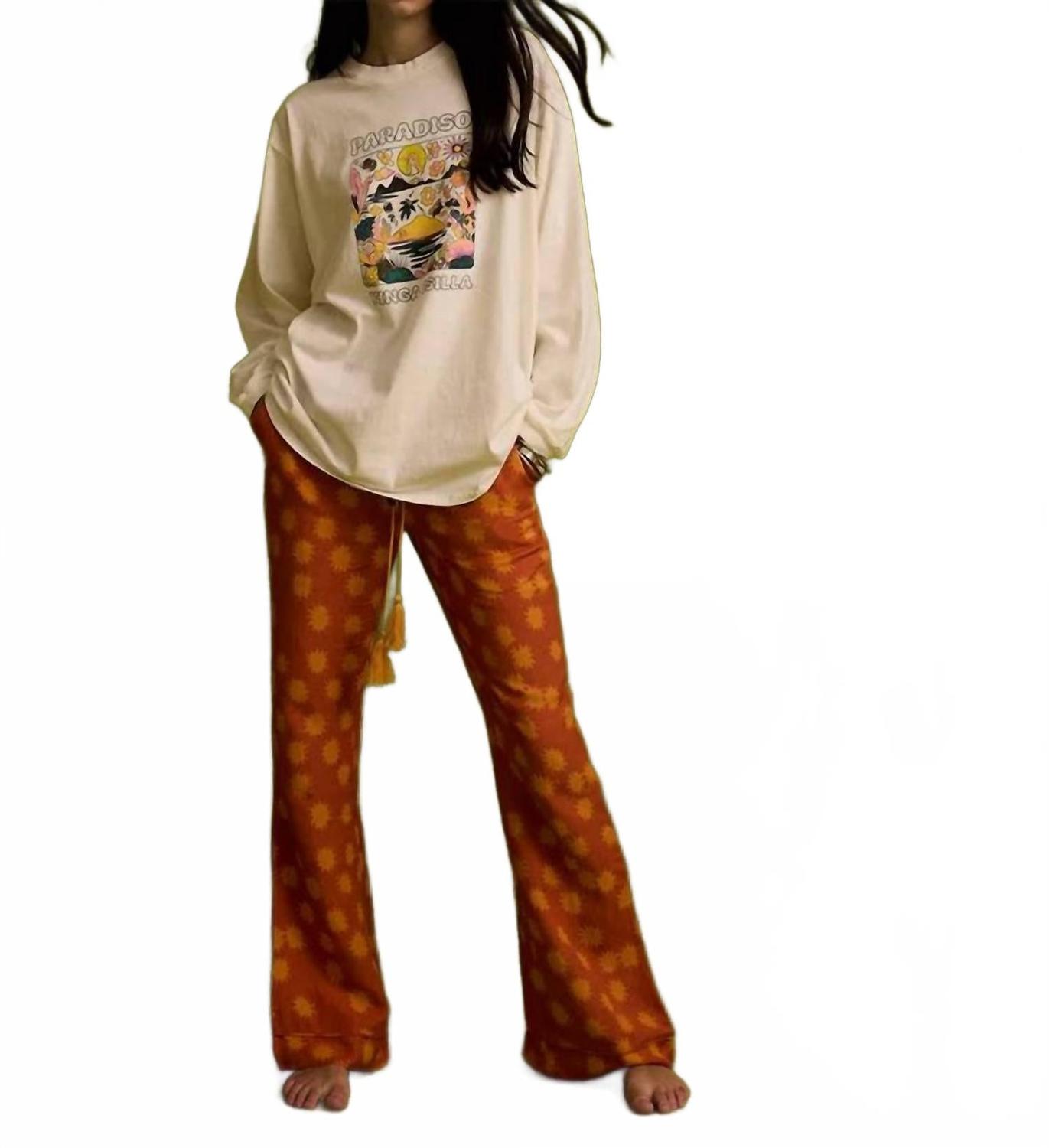 

Женские оранжевые расклешенные брюки Mohave Cassie Kinga Csilla