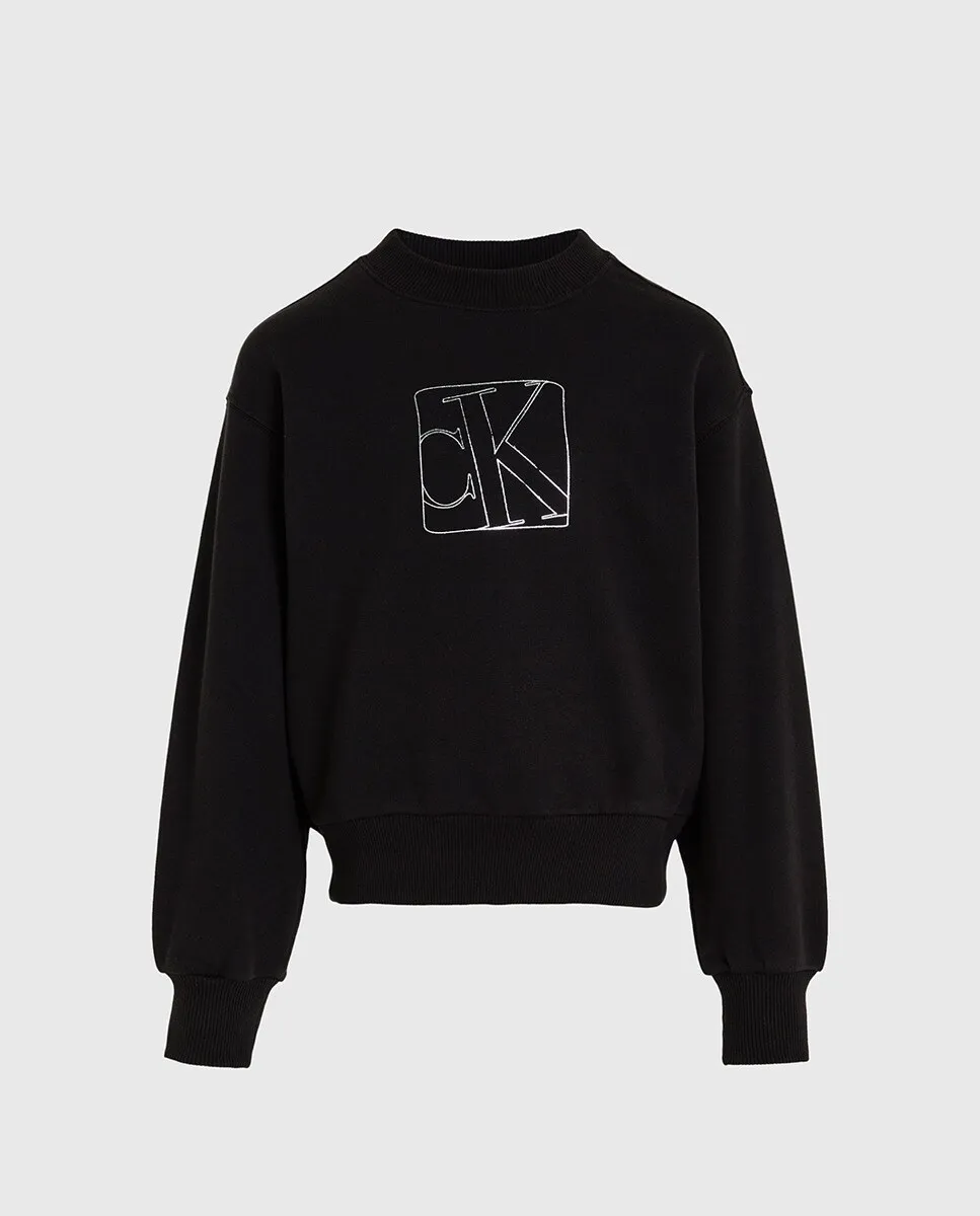 

Толстовка для девочек Calvin Klein, черный