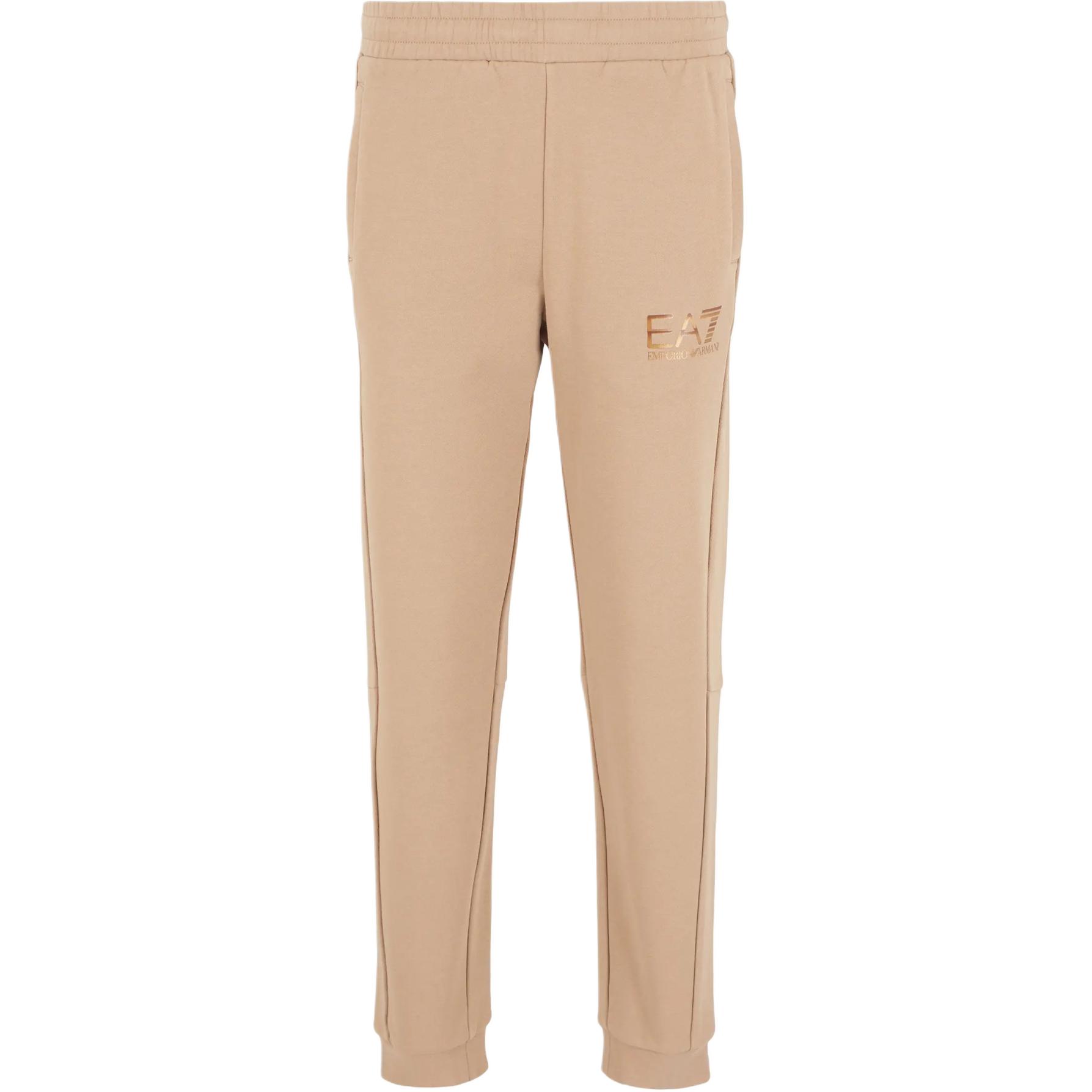 EA7 SS24 Повседневные брюки мужские светло-коричневые EMPORIO ARMANI