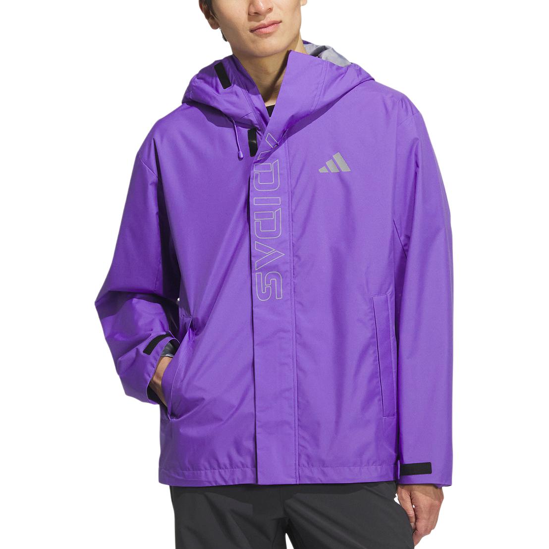 

Adidas Повседневная куртка унисекс фиолетовая, Purple