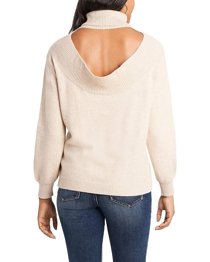 

Свитер 1.STATE Open Back Turtleneck Sweater, цвет Camel Heather