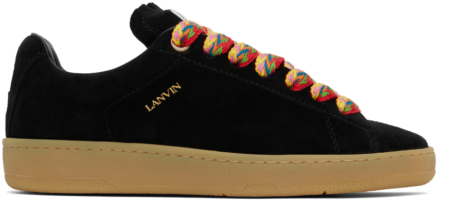

Кроссовки Curb Lite из замши Lanvin, черный