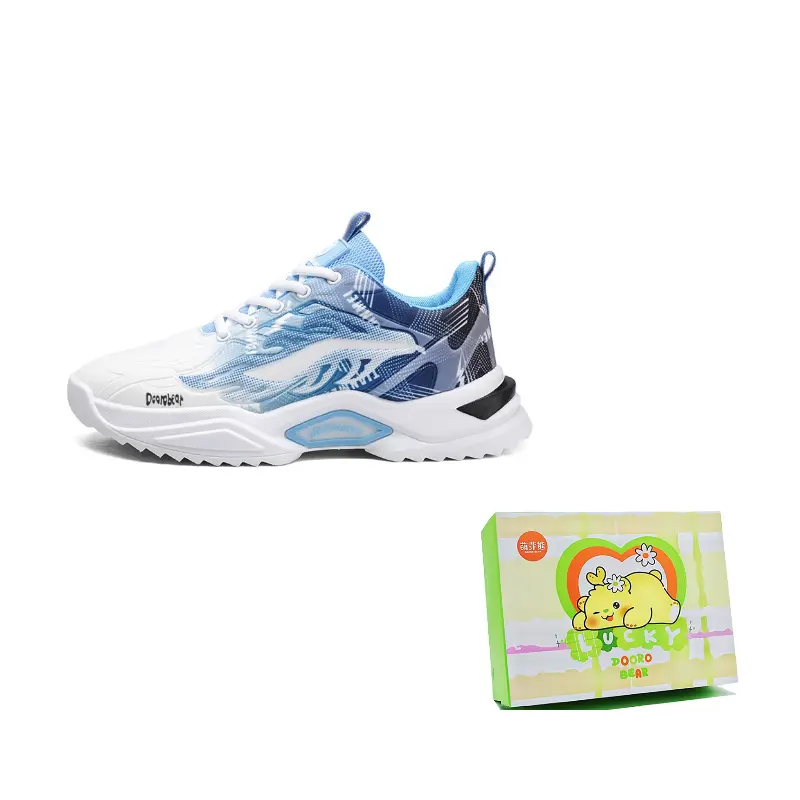 

Budding Bear Антискользящие износостойкие дышащие легкие мужские повседневные низкие кроссовки Box - небесно-голубые, цвет Sky Blue