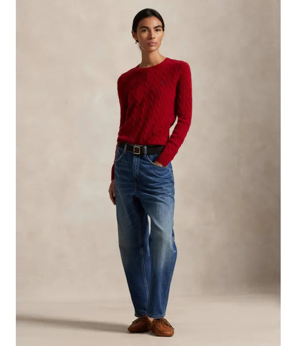 Шерстяной свитер Джулианны Regular fit Polo Ralph Lauren, красный — фото 2
