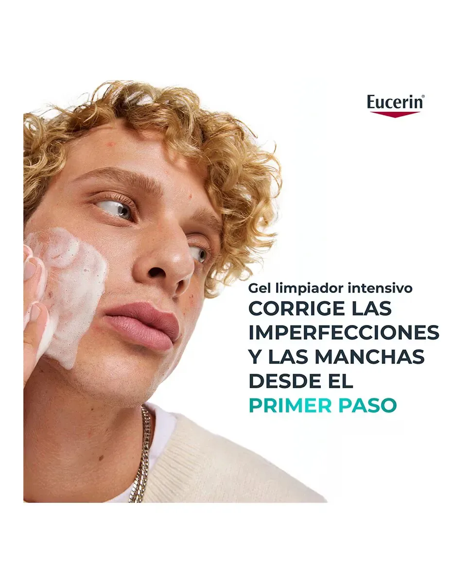 Гель для умывания Eucerin — Корректирующий очищающий гель DermoPure Clinical, 400 мл — фото 3