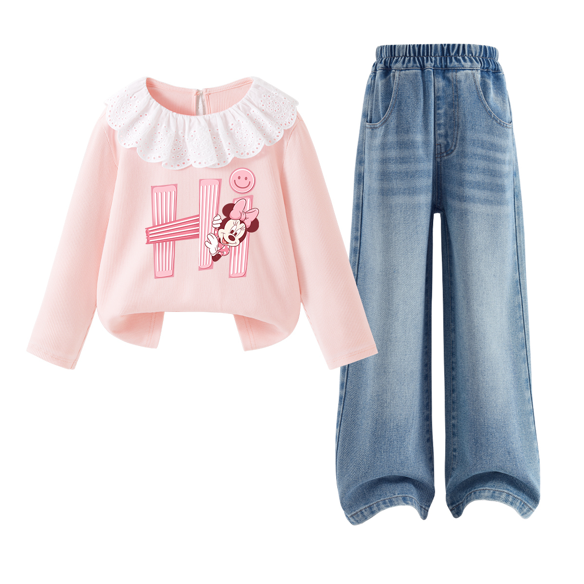 

Детская повседневная спортивная одежда Disney, светло-голубой