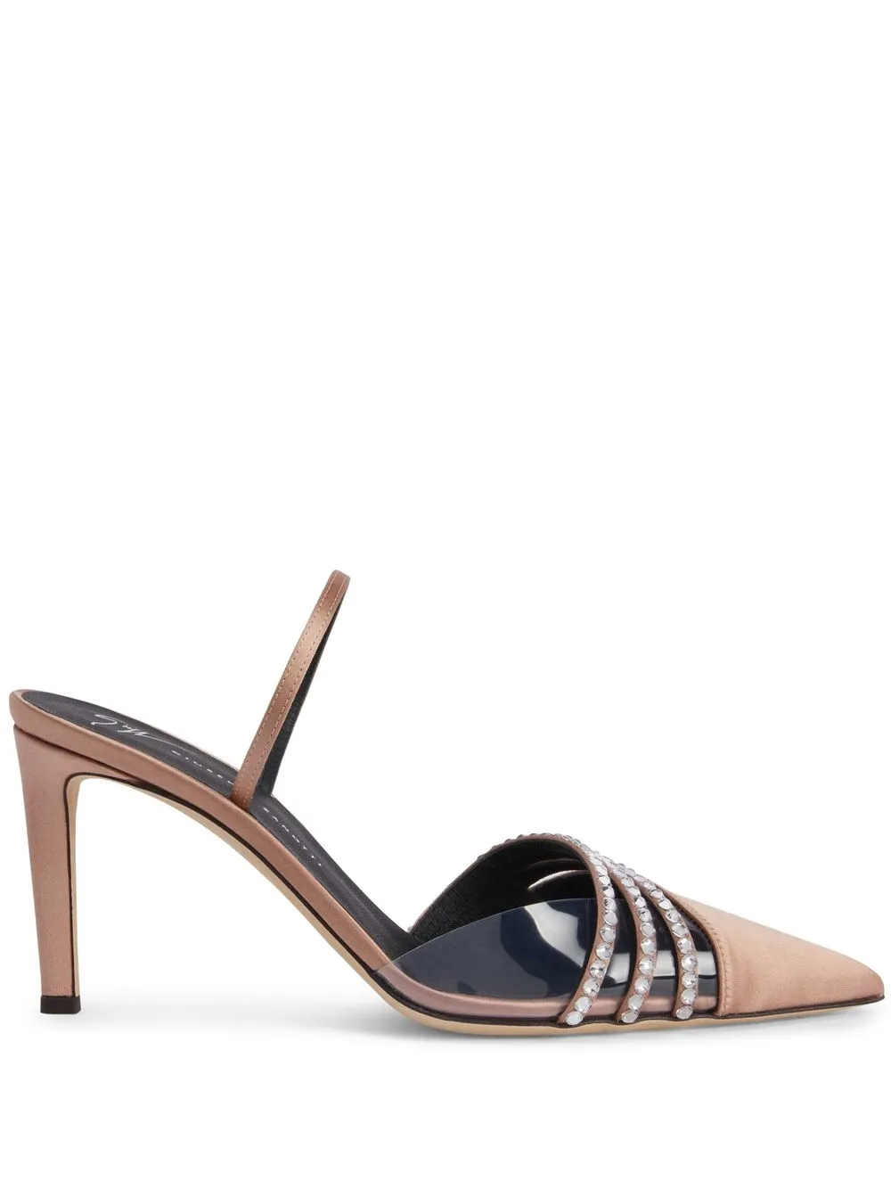 Атласные туфли Audrine 85 Giuseppe Zanotti, розовый