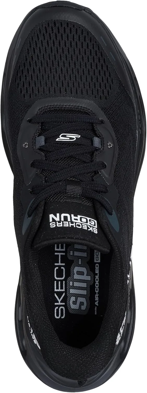 Кроссовки Skechers Men's Max Cushioning Glide Step Advert Hands Free Slip In Trainers, черный — фото 3