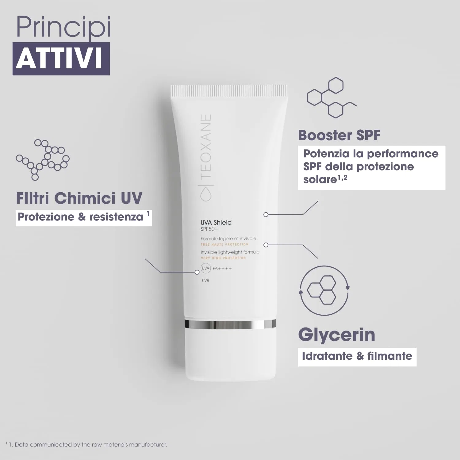 Солнцезащитный крем Teoxane UVA Shield SPF50+ Teoxane — фото 3
